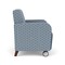 Lesro Siena Wide Guest Chair w/ FrontCasters, Walnut Legs, RS RainSong Back, MD Titan Seat, RS RainSong Panels SN1201 - alternate 2
